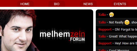 Melhem Zein SMF theme screenshot